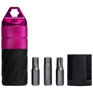 Outil de transmission Muc-Off eBike avec embouts (5/6 mm, T30) pour réparation et entretien.