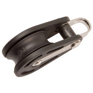 Schwarzer Conacord Block einfach Ø 8 mm, eine Seilrolle aus der Kategorie Edelstahl-Beschläge.
