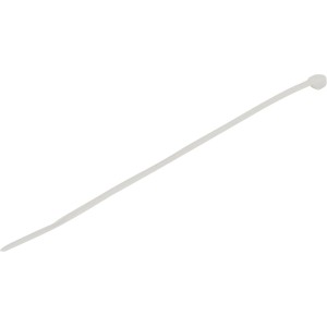 Serre-câble blanc OBI, 120x2,5 mm, 100 pièces, pour regrouper et fixer les câbles.