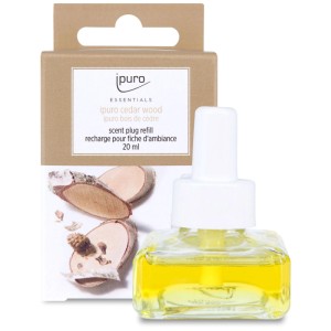 Ipuro Scent Plug Refill Cedar Wood, recharge 20ml pour diffuseur de parfum, senteur bois de cèdre.