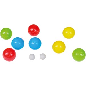 Happy People Boccia: Bocce colorate e pallini per un gioco divertente.