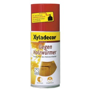 Xyladecor Anti-vers du bois, transparent, boîte de 250 ml pour le traitement du bois.
