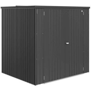 Armoire à outils Biohort taille 190 Large en gris foncé métallisé pour jardin, terrasse ou balcon.