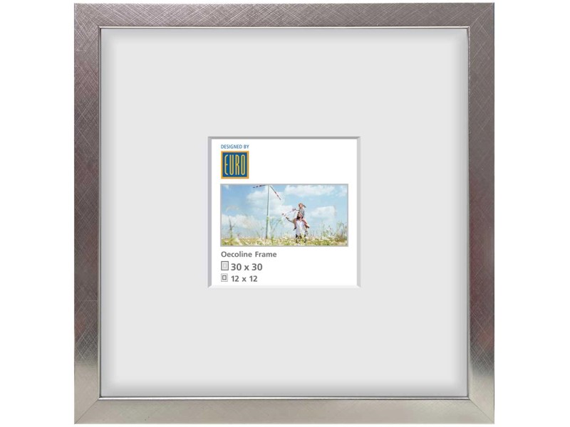 Bilderrahmen Oecoline Holz Silber 30 x 30 cm kaufen bei OBI