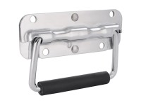 Siro Kistengriff gefedert Metall Chrom glänzend 111 x 76 mm