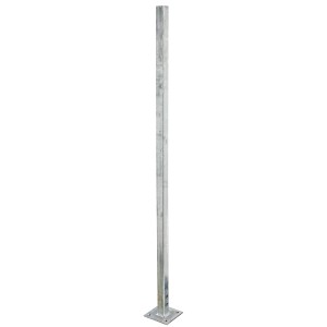 Feuerverzinkter Universalpfosten, 1020 mm lang, für Treppen und Geländer.