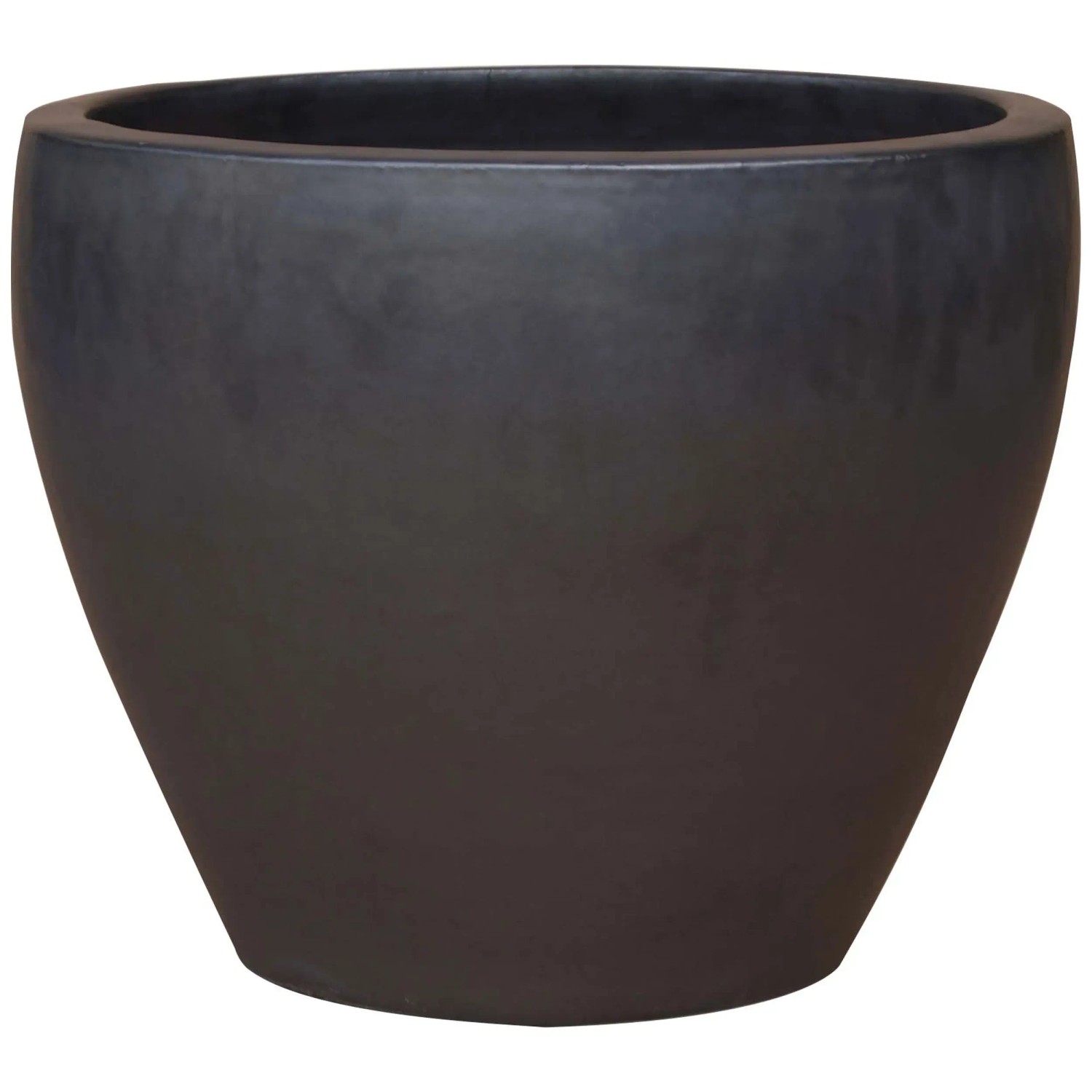 Blumentopf Vaso Per Piante In Plastica PE – 35 Cm Antracite Per Esterno E Giardino