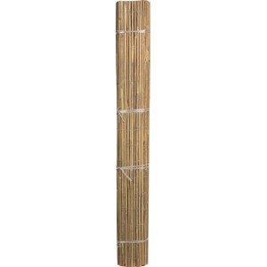 Stuoia di bambù arrotolata, 180x300 cm, bambù chiaro, protezione per giardino e balcone.