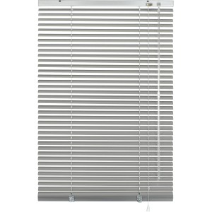 Gardinia Tenda Veneziana in alluminio, 80x130 cm, argento. Protezione solare e privacy per finestre.