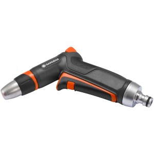Gardena Premium Pistola per pulizia, spruzzatore da giardino con robusta testa in metallo e impugnatura ergonomica.