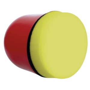 Sonax P-Ball pour l'entretien auto : balle de polissage avec éponge jaune et manche rouge.