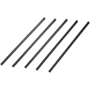 5 LUX Stiftsägeblätter für Metall, 150 mm, geeignet für Metalle wie Kupfer oder Aluminium.