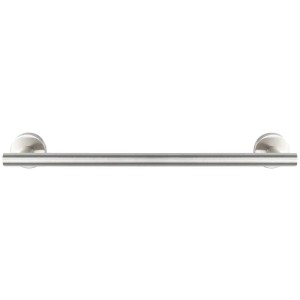 Wenko Bosio portasciugamani, 40 cm, acciaio inox opaco, per montaggio a parete in bagno.