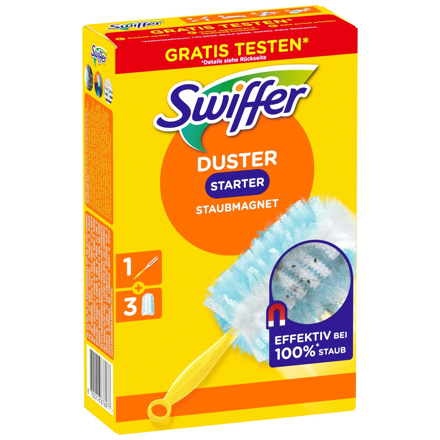 Swiffer Attrape-Poussière Plumeau Dépoussiérantes Recharges Duster