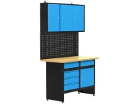 Güde Werkbank GW 5/1 - Set 1 Blau-Schwarz 3-tlg.