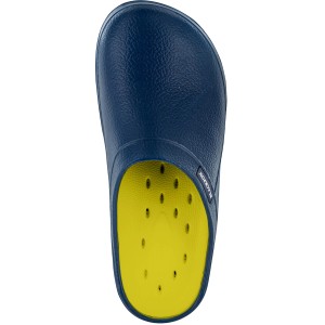 Sabot Blackfox Evasion bleu marine taille 37 pour jardinage, intérieur jaune.