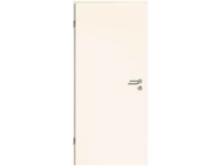 CPL Zimmertür Weiss seidenmatt Uni 201,5 cm x 75 cm x 3,9 cm DIN Links