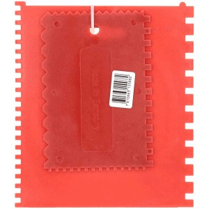 Set de spatules à colle, 2 spatules en plastique dentées pour application uniforme.
