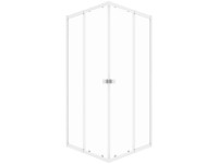Baliv Duschkabine DUK-90.11E Weiss (HxB) 190 x 77 - 90 cm Baliv Duschkabine DUK-90.11E Weiss (HxB) 190 x 77 - 90 cm