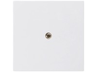 Hager Blindabdeckung Einsatz mit Frontplatte Kallysto Weiss Hager Blindabdeckung Einsatz mit Frontplatte Kallysto Weiss