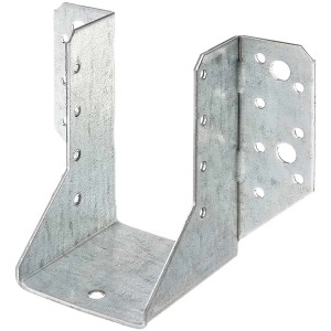Sabot de solive type A, acier galvanisé, 138x100x70 mm, pour constructions en bois, à visser.