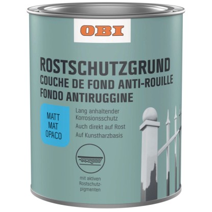OBI Couche de fond antirouille Gris clair mat 375 ml