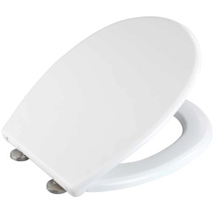 Wenko Vorno Neo sedile WC, bianco, con chiusura ammortizzata e fissaggi in acciaio inox.