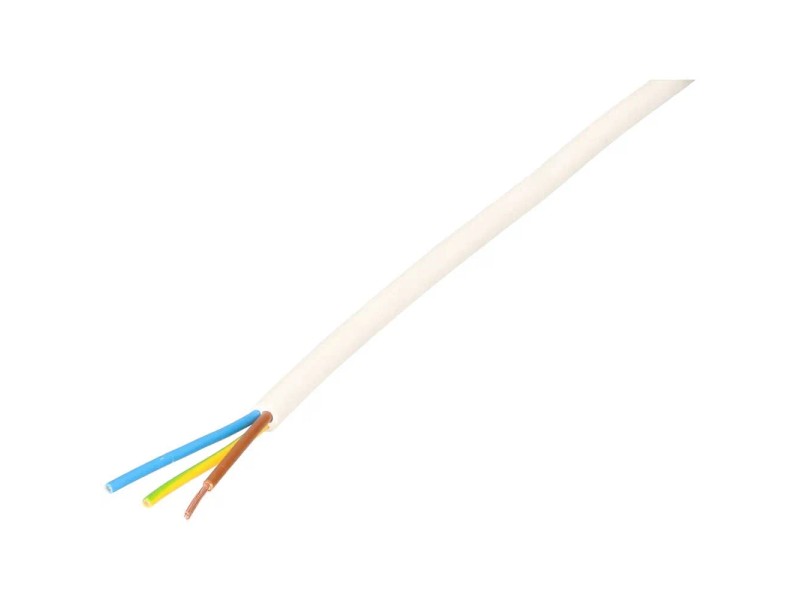 Cable Rct H03vv Cable électrique PVC H03VV-F3G0,75mm2, 25m Cable Electrico 3 Hilos