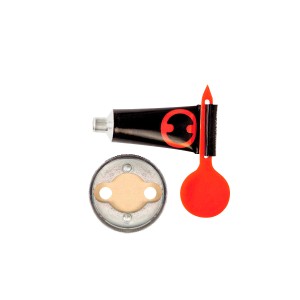 Kit de fixation Nie Wieder Bohren : colle, adaptateur et outil pour montage jusqu'à 6 kg.