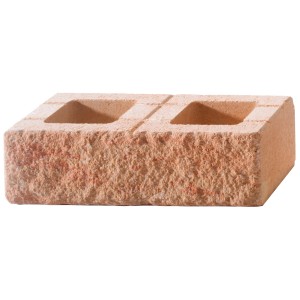 Élément de base pour mur en pierre éclatée couleur grès, 50x25x15 cm, pour systèmes de murs de jardin.