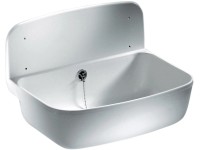 Wandausgussbecken Kunststoff Weiss 49,5 x 34,5 cm