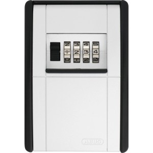 Abus KeyGarage 787 B/SB coffre à clés à code, blanc/noir.