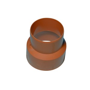 Manchon de transition Marley DN 110 pour raccordement de tuyau d'égout à extrémité de tuyau en fonte.