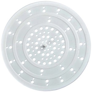 Filtre d'évier blanc en silicone, Ø 12cm, pour évier de cuisine, empêche le colmatage.