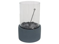 Colibri Tischfeuer Cement Anthrazit Ø 16,5 cm