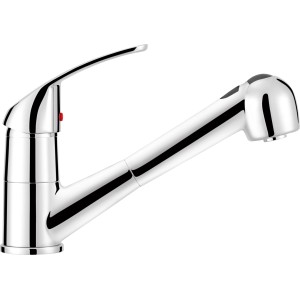 Miscelatore monocomando baliv KI-1181 cromato con doccetta.