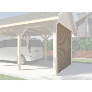 Pannello posteriore Weka WekaLine per carport, naturale, 28 mm, come accessorio per la progettazione del carport.