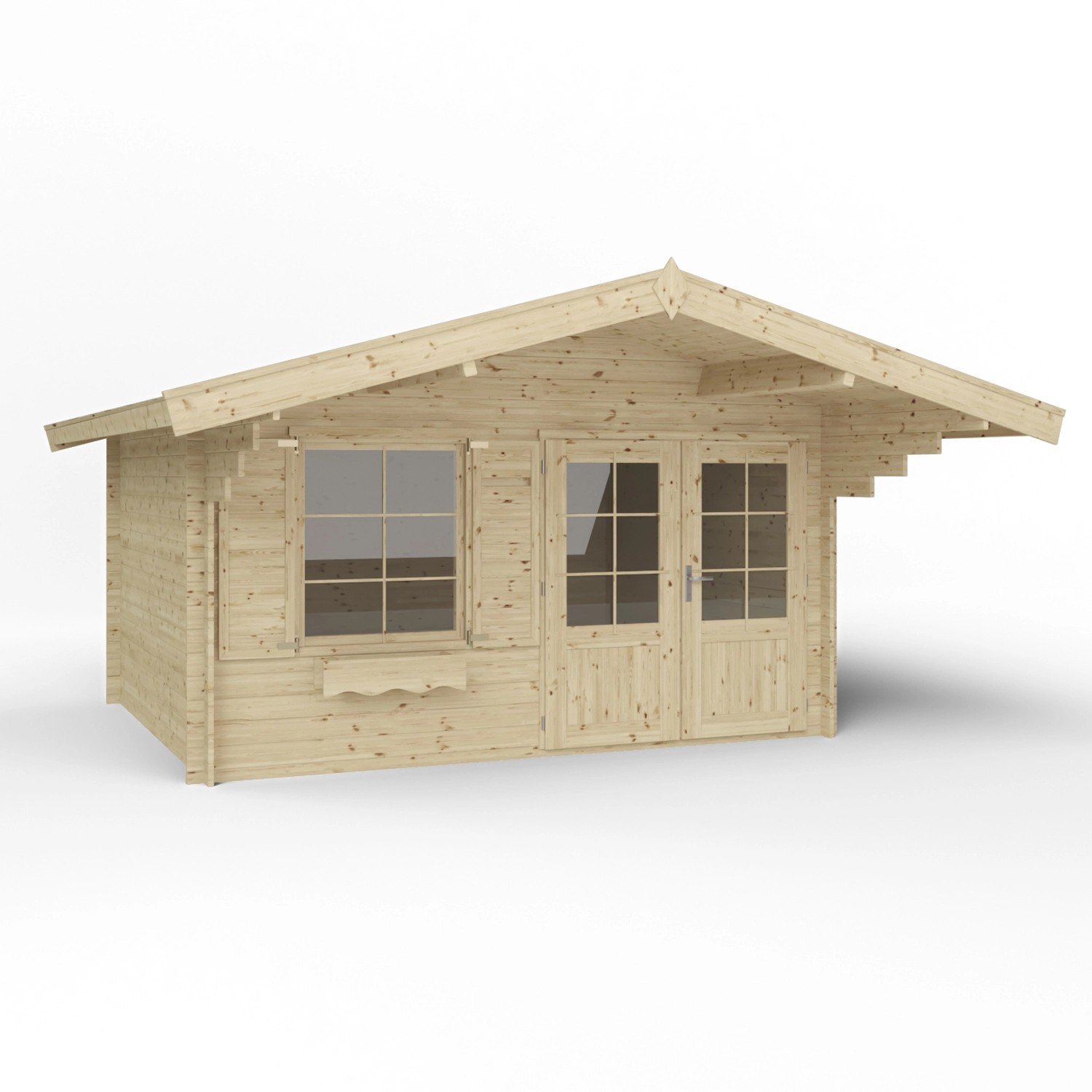OBI HolzGartenhaus Riva A / 380 x 300 cm kaufen bei OBI