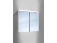 Schneider Badezimmer Spiegelschrank O-line Led 80 cm Weiss 2-türig