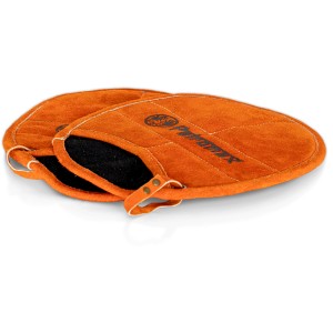Petromax Aramid Topflappen Paar, orange-schwarz, Grillutensil für sicheren Hitzeschutz beim Grillen.