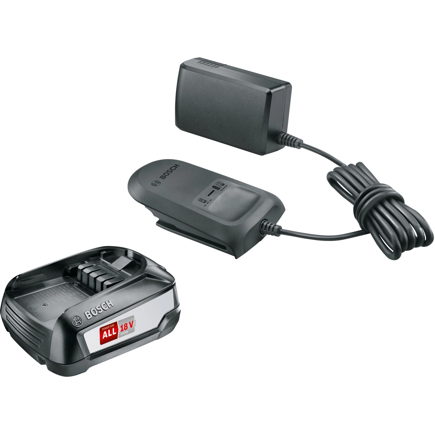 Bosch Kit de démarrage PBA Batterie 18 V 2,5 Ah + chargeur AL