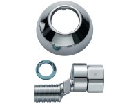 Verschraubung exzentrisch Messing verchromt 1/2 Verschraubung exzentrisch Messing verchromt 1/2