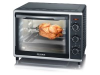 Severin Kleinbackofen TO2056 Kunststoff Metall Schwarz 30 l / 1'600 W Severin Kleinbackofen TO2056 Kunststoff Metall Schwarz 30 l / 1'600 W