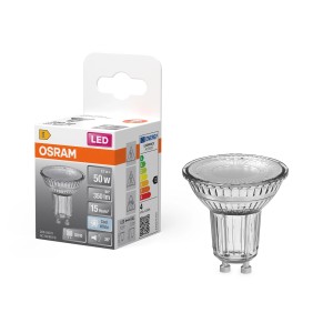 Lampadina LED Osram GU10, 3.7W, luce neutra, riflettore PAR16, 5.4x5cm.