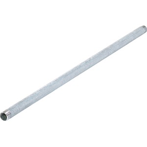 Verzinktes Gewinderohr, 26,4 mm (R 3/4) x 800 mm, für die Rohrinstallation im Innen- und Außenbereich.