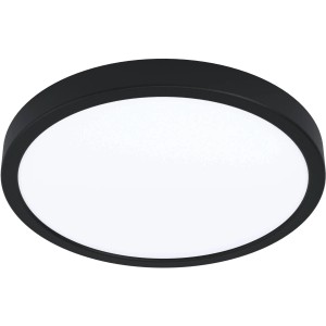 Eglo LED Plafoniera Fueva-Z, rotonda, bianco e nero, 19,5W. Lampada da soffitto smart per interni.