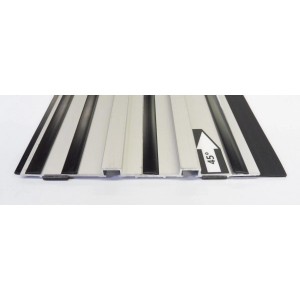 Guida di scorrimento in alluminio Einhell, 2 pezzi (100 cm cad.) per tagli di precisione.