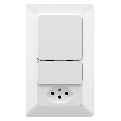 UP-Druckschalter Modino Priamos Weiss