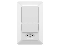 UP-Druckschalter Modino Priamos Weiss UP-Druckschalter Modino Priamos Weiss