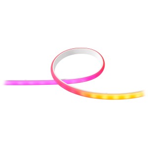 Philips Hue Lightstrip Gradient Ambience, estensione da 1 m con sfumatura di colore.
